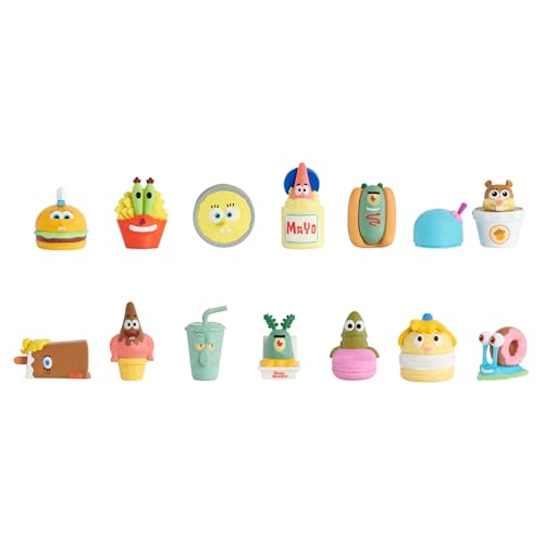 Bob Esponja F.U.N. with Food – Figura Coleccionable Sorpresa de 6 cm Inspirada en Comida Divertida – Juguete para Niños y Fans Desde 3 Años