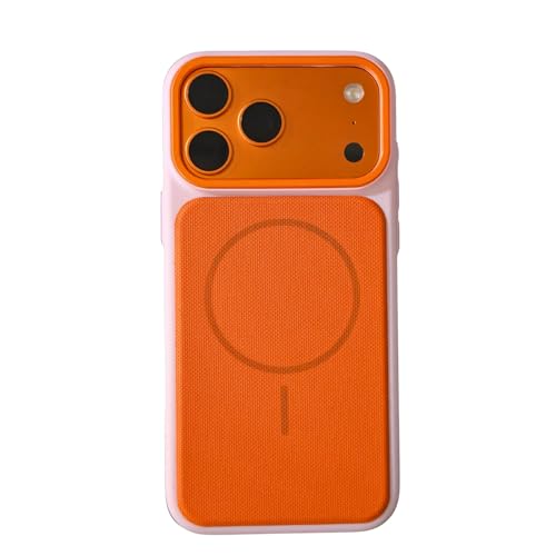 Coque silicone rigide iPhone 14 Pro antichoc texture abricot rose