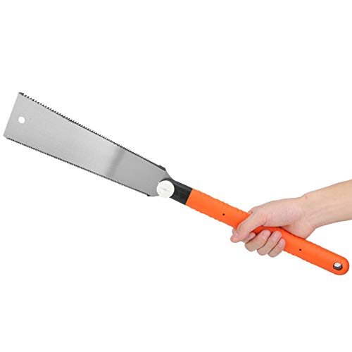 Sierra de Mano para Carpintería, Largo de Dientes de Dos Caras, Corte Suave, Diseño Práctico, Cómodo de Sostener, para una Maravillosa Herramienta Manual con Especificaciones