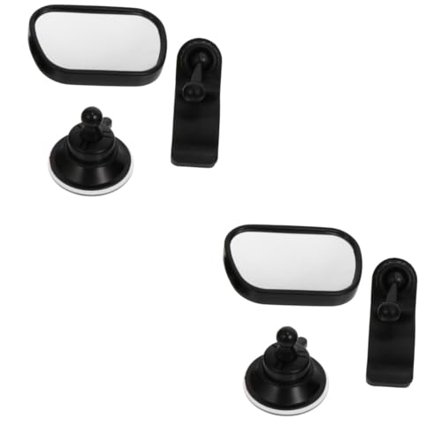 2 Sets Rearview Mirror Rear View Camera Mirror for Cars for Babyautomotive Kid Cars Car Rearview Safety Mirror Child Observation Rearview Plastic Black RORPOIR