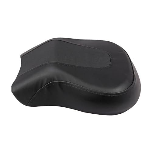 Cojín de asiento trasero para Softail Fat Boy FLSTF 2008-2014 en cuero PU negro 5