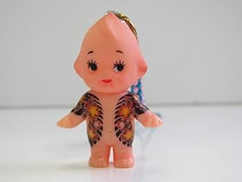 Amazon | 刺青 キューピー ストラップ 般若 57302439 | キーケース