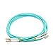 Produktbild QINIYEK OM3 LC auf LC Glasfaser-Patchkabel, Multimode Duplex LC-LC 0,5 m (1,64 ft) LWL Kabel 50/125m LSZH für MMF-SFP-Transceiver, Router, Glasfasernetzwerke und mehr
