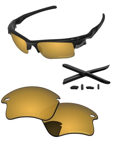 Image of Replacement Lenses & Rubber Kits for Oakley Fast Jacket XL OO9156 71mm - Precision Fit, UV Block, Impact Resistant