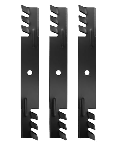 ACEBRI Mulching Blades 36/52/ 54 Fits Ariens 52 Ikon XD 00273100 03399704 for Bad Boy 038-0003-00 52 54 blade for Husqvarna 539100341 539101485 for John Deere AM104490 Mower Blades 3Pack