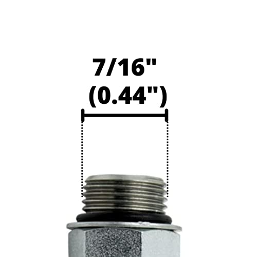 Image of 5 /16 inch JIC Male x #4 SAE /ORB Male Corner /Elbow Hydraulic Adapter Fitting | 6801-05-04