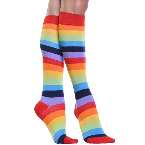 Image of Angelina Novelty Assorted KNEE HIGH Women's Kids Girls Socks
