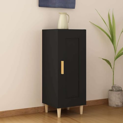Tablero alto de madera negro con compartimentos internos para pasillos 3
