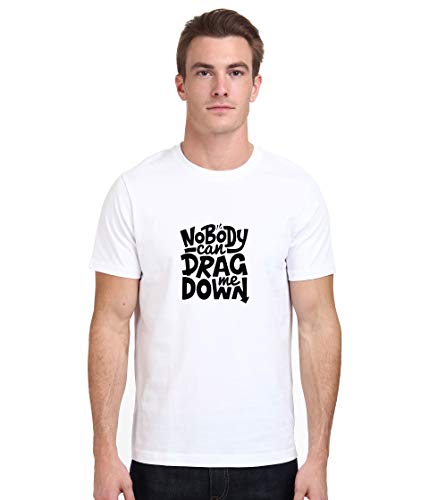 Image of T-Shirt for Men Nobody CAN Drag ME Down Quote Tees
