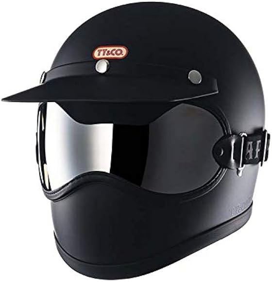 Amazon | TT&CO. トゥーカッター マットブラック クリアミラーゴーグル