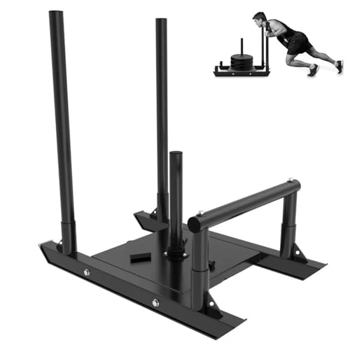 Trineo Crossfit Cross-Training Trineo de Entrenamiento con Pesas Entrenamiento Fuerza Velocidad Potencia Trineo a Empuje de Remolque