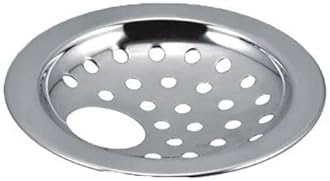 COATS Stainless Steel Drain Strainer Cover Jali with Hole |Pack of 2| for Kitchen Sink, Bathroom, Wash Basin, Washing Machine | Floor Stainless Steel Jali with Chrome Finish - Silver /3-inch