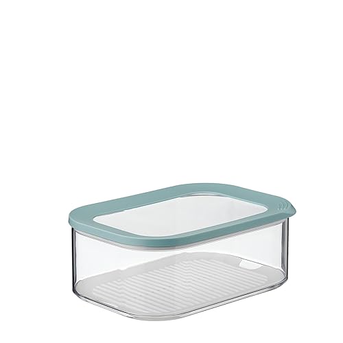 Mepal - Käsedose für den Kühlschrank Modula - Aufbewahrungsbox mit Deckel - Käsestücke und -scheiben - Luftdichter Käsebehälter - Aufbewahrung & Kühlschrankorganizer - 2000 ml - Nordic Green
