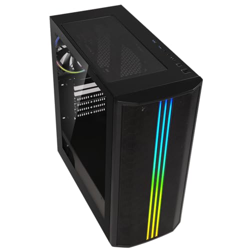 BITFENIX - Carcasa para PC (Conector de Malla FRGB), Color Negro