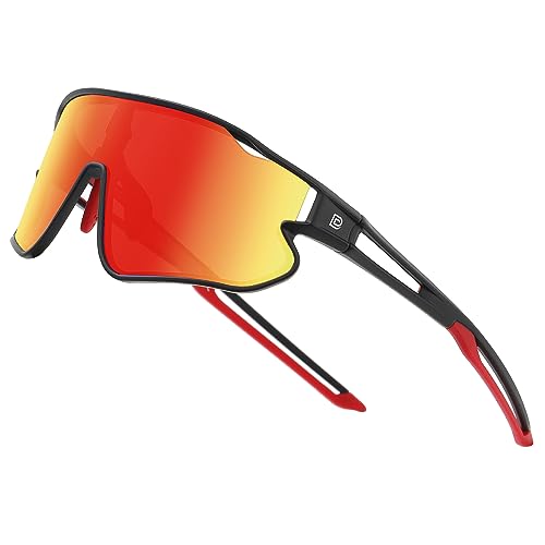 DUCO DK268 Lunettes de soleil légères pour enfant garçon/fille, avec monture TR90, UV 400, pour le sport, le cyclisme, le baseball, 64