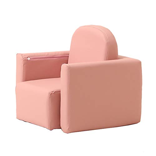 BGROEST Chair for Kids and Adults Children Sofa Kids Couch Armrest Chair Upholstered Living Room Furniture For Children And Toddlers Room (Color : Pink, Size : 50x48x39cm)