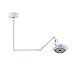 EustomA LED Ceiling Light 72W Shadowless Cold Lamp 360Â° Rotation Operating Exam Lamp 24 Holes LED Lens with Arm Brightness Adjustable LD-Z300-24A