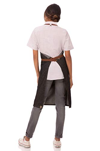 Chef Works Unisex Memphis Bib Apron, Black, One Size #TOP2