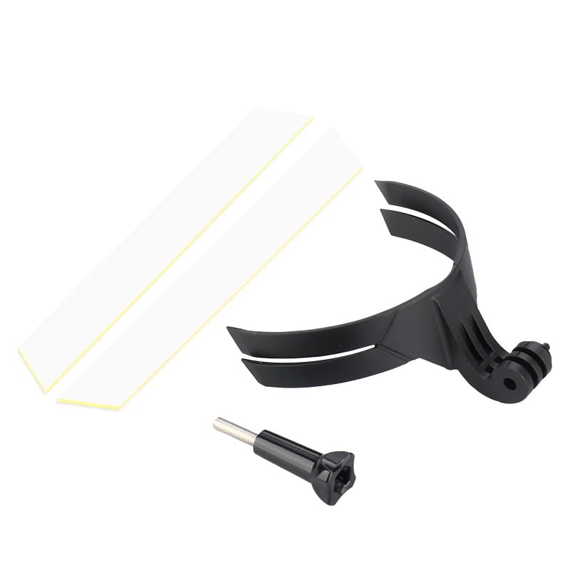 Motorcycle Helmet Chin Mount Strap with 2pc Adhesive Pads for Go Pro Hero 13/12/11/10/9/8…