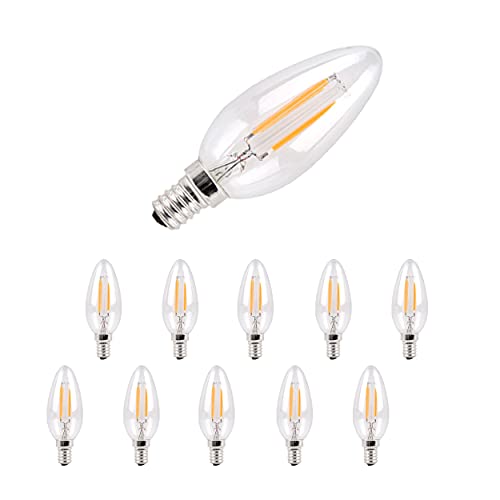 Metrix E14 LED Light Bulb, 4 W, 440 Lumens, Candle Shape, 3000 Kelvin, Warm White, Energy Saving Bulb, Replaces 40 W