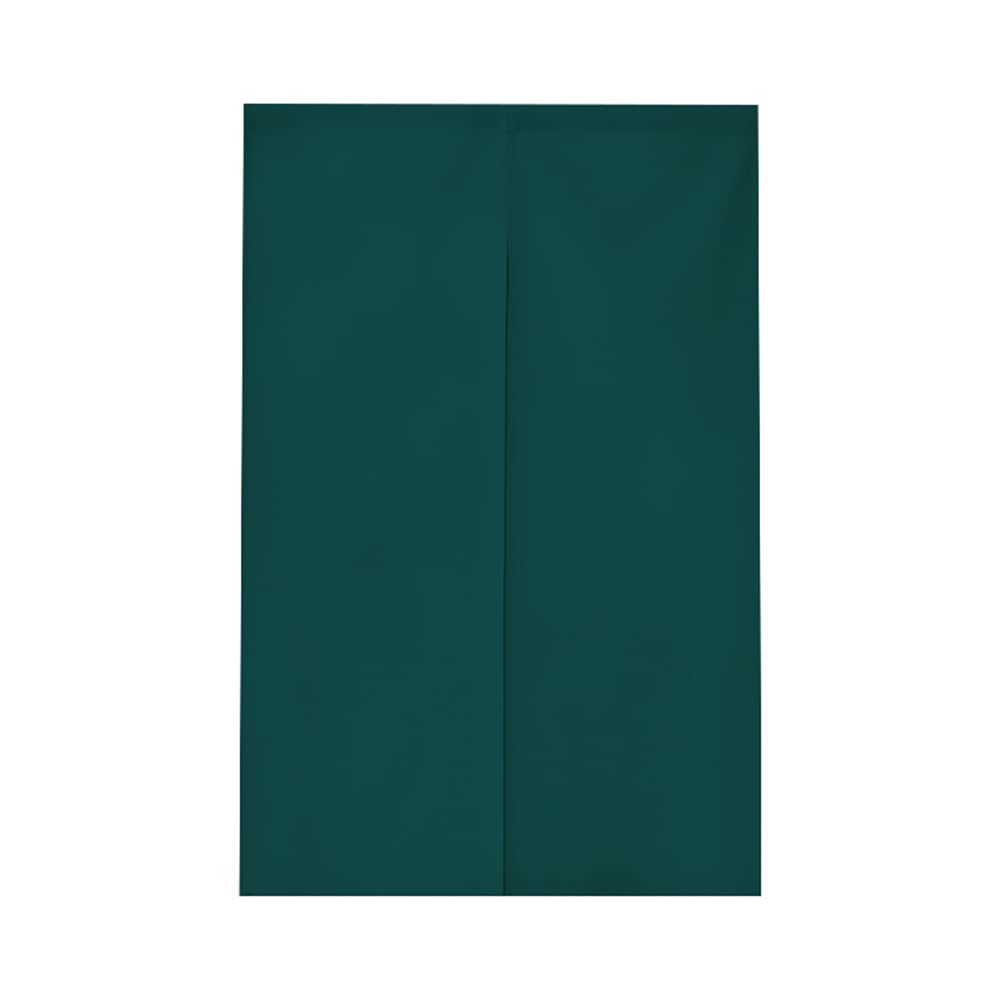 Surwin Dark Green Japanese Noren Doorway Curtain Cotton Linen Artistic Style Solid Color Door Curtain Window Treatment Tapestry For Kitchen Bistro Partition Shading Home Decorative (85X120cm,)