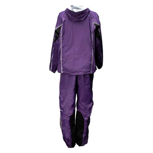 Image of Milwaukee Leather Women's Motorcycle Hooded Water-Resistant Rain Suit for Outdoors