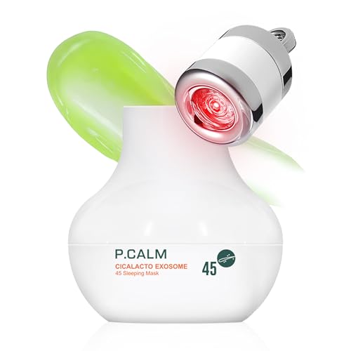 P.CALM CicaLacto Exosome 45 Sleeping Mask | Clinic-Inspired Glow Sleeping Pack for Uneven Tone Smooth-Looking Skin & Glass Skin Radiance Deep Hydration Care | 50ml / 1.69 oz