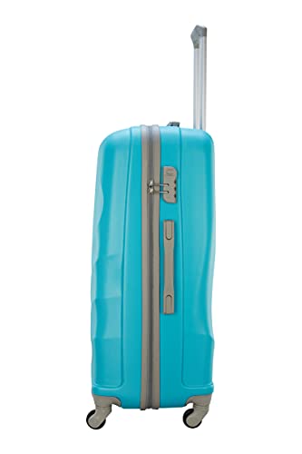 Skybags-Mint-79Cms-Large-Check-in-Polycarbonate-Hardsided-4-Smooth-Wheels-SpeedWheel-Trolley-8-Wheel-Suitcase-Turquoise-Blue-80-Centimeters
