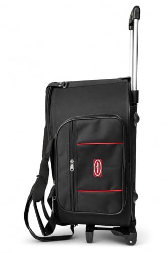 Image of Malav Tabla Fiber Sheet Hard Case Bag with Trolley (Flight Case) having padding all sides