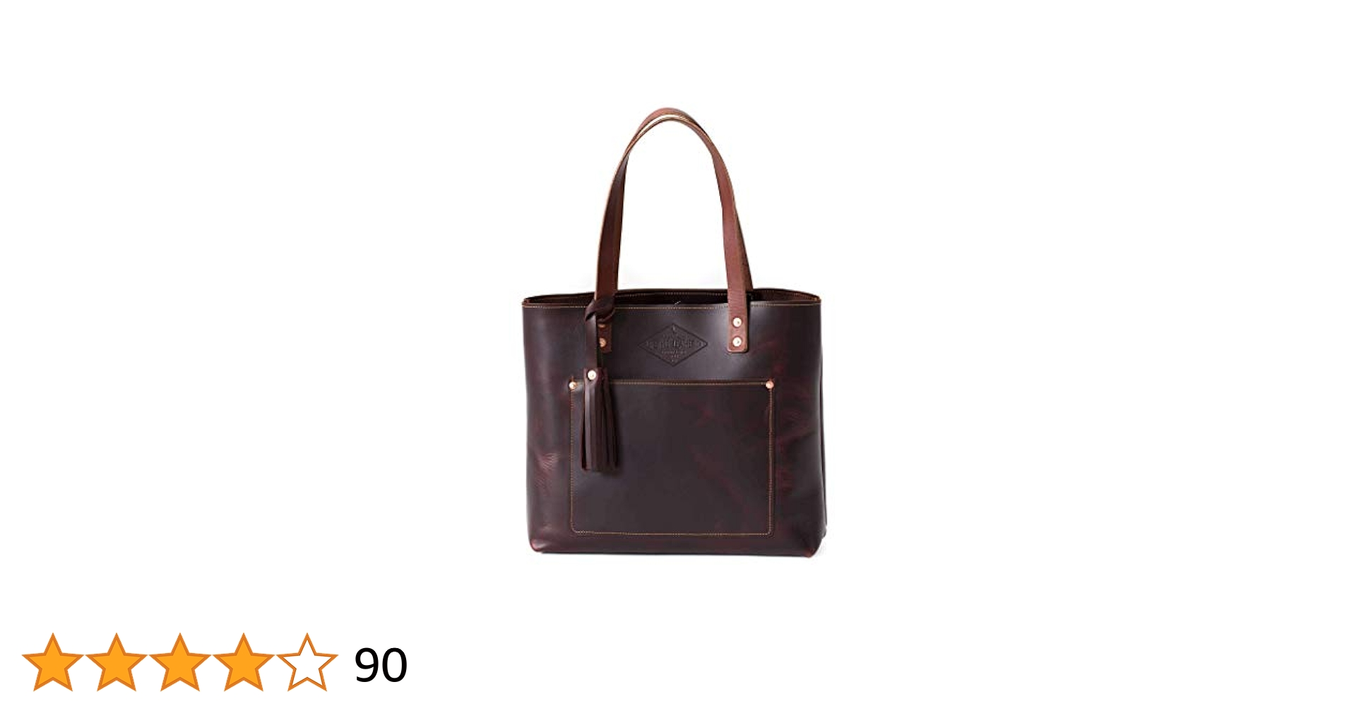 Amazon.com: Deluxe Leather Tote Bag for Women, Leather