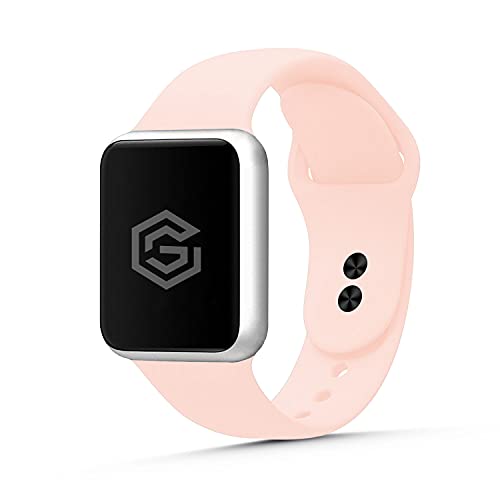 Image of GRIPP Soft Silicone Watch Strap for 40mm /41mm /42mm, Watch Series 11 /10 /9 /8 /7 /6 /5 /4 /3 /2 /1, SE 3 /2 /1, Slim, Lightweight, Adjustable (Watch Not Included)
