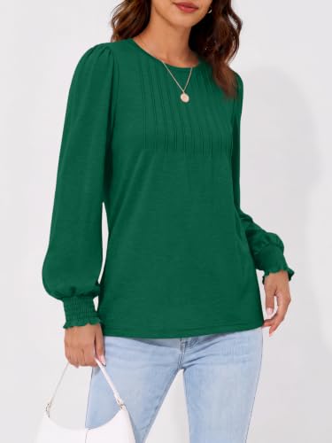 Image of AUTOMET Womens Long Sleeve Shirts Fall Blouses Tops Business Casual Outfits