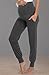 AMPOSH Women's Maternity Pants Stretchy Lounge Workout Sweatpants Casual Loose Comfy Pregnancy Joggers with Pockets(Dark Heather Gray, M)