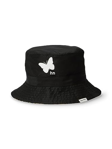 Happy Nation Girls Sherpa Bucket Hat, Pure Black