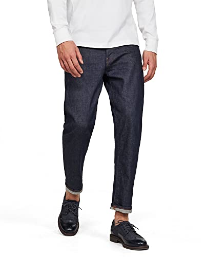 G Star Para Hombre Jeans Morry 3D Relaxed Tapered Selvedge, Azul (3d raw denim D15386 B454 1241), 27W / 32L