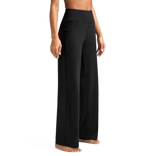 Wide Leg Pants Women High-Waisted Yoga Work Dress Pants, Casual Sweatpants, Petite/Regular/Tall
