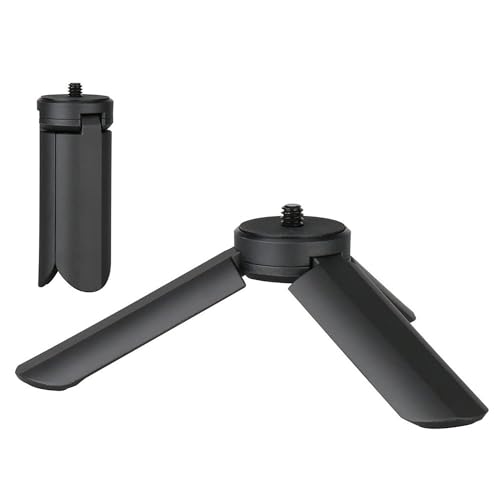 ERZA ABS Mini Tripod, Desktop Tabletop Stand Tripod with 1/4 Inch Screw, Compact Tripod for Webcam, K21 Stick Light, Smooth 4, Mobile, Vimble 2, Gimbal Handle Grip Stabilizer, All Cameras, Black ERZA ABS Mini Tripod, Desktop Tabletop Stand Tripod with 1/4 Inch Screw, Compact Tripod for Webcam, K21 Stick Light, Smooth 4, Mobile, Vimble 2, Gimbal Handle Grip Stabilizer, All Cameras, Black