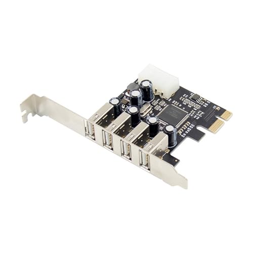 Carte de conversion PCI-E vers 4 ports USB 2.0 contre le manque de ports PC
