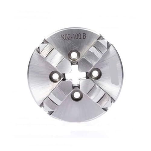 Mandrin de tour à 4 mors K02-100B de 100 mm en acier haute précision