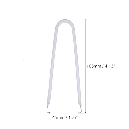 Image of uxcell IC Puller Chip Extractor Stainless Steel with Insulated Vinyl Grip White 5 Pack