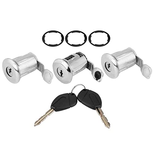 Leszlh 9170g3 252522 cilindros de fechadura de porta barril conjunto com 2 chaves para peugeot para