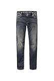 normale Leibhöhe Camp David Herren Sweatmaterial im Denim Look Jeans Blue Black Jogg 31 30