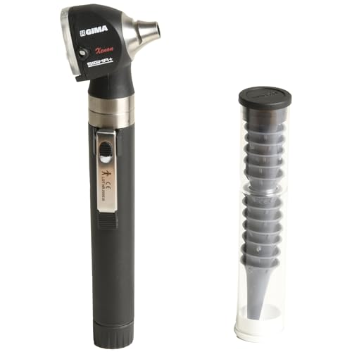 Gima 31524 Otoscopio, 2.5V, luz de xenón-halógeno, bolsa