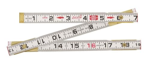 Crescent Lufkin Wood Rule Fold Red End 5/8X6' Sens Black - 066SN
