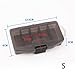 FGDTREE 5 Grid Clear Fishing Tackle Accessories Box Transparent Fishing Tackle Storage Case Fishing Lures Bait Hooks Storage Box Fishing Tackle Storage Case