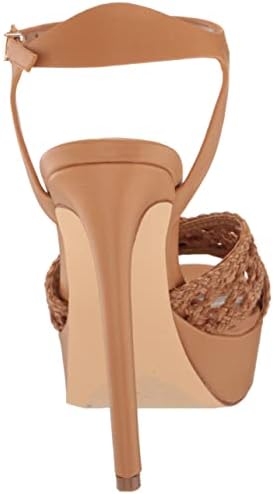 Nine West Women's Grecia Heeled Sandal, TAN 101, 7.5 | Image 2