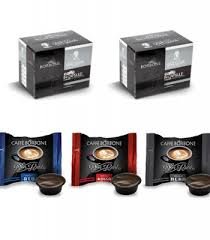 Caffè Borbone DEGUSTAZIONE 300 capsule:100 NERA, 100 BLU, 100 RED compatibili a modo mio