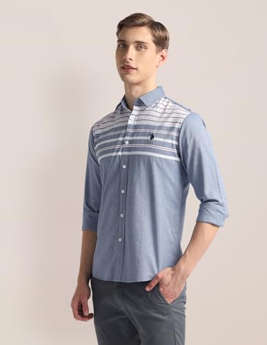 Image of U.S. Polo ASSN. Men's Cotton Regular Fit Shirt