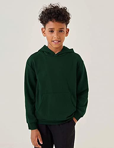 Image of Arshiner Unisex Kids Soft Pullover Hooded Sweatshirt with Pocket Basic Hoodies Sportswear Age 4-13 Years