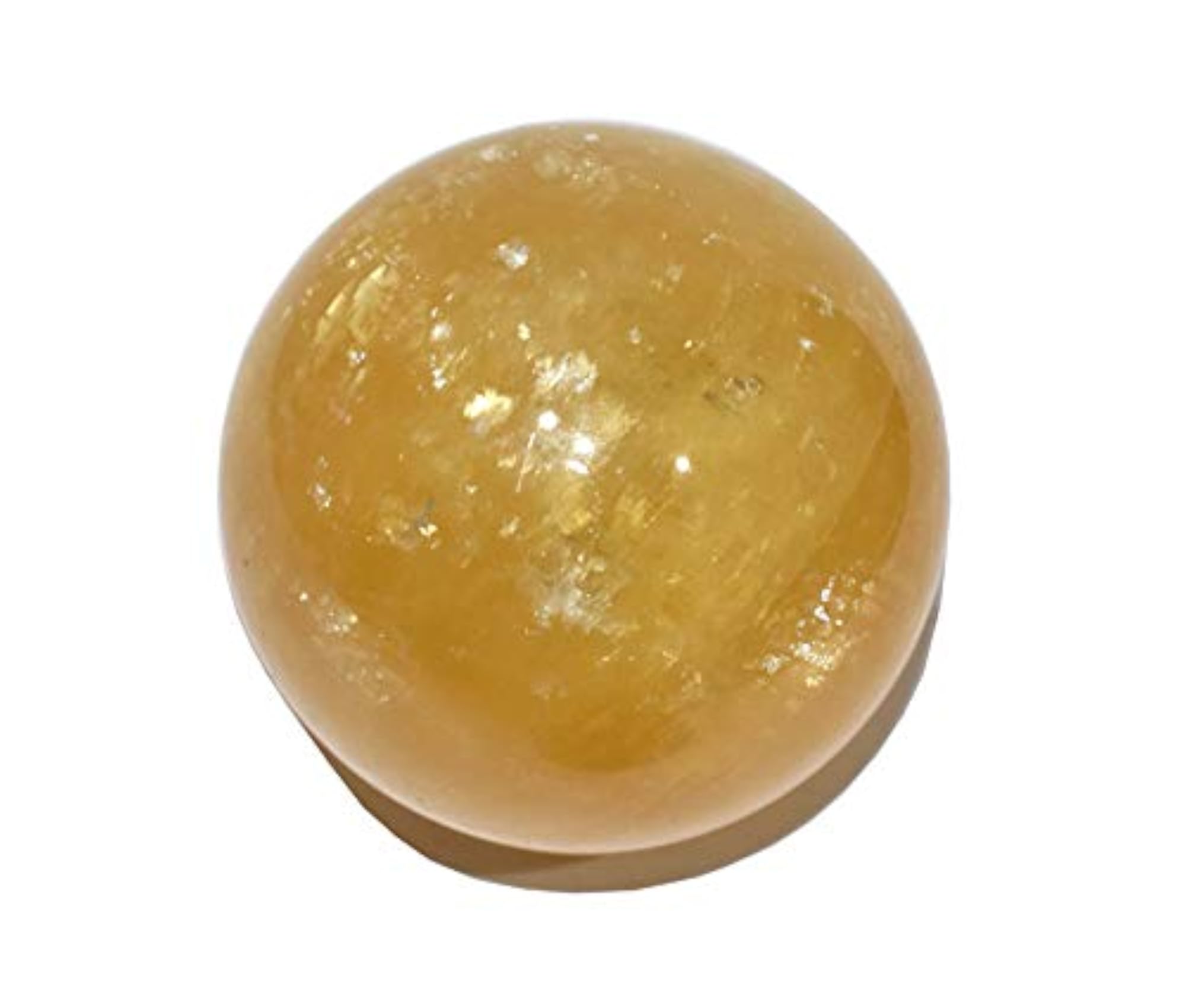 Calcite Sphere Ball for Chakra Balancing, Natural Healing Stone